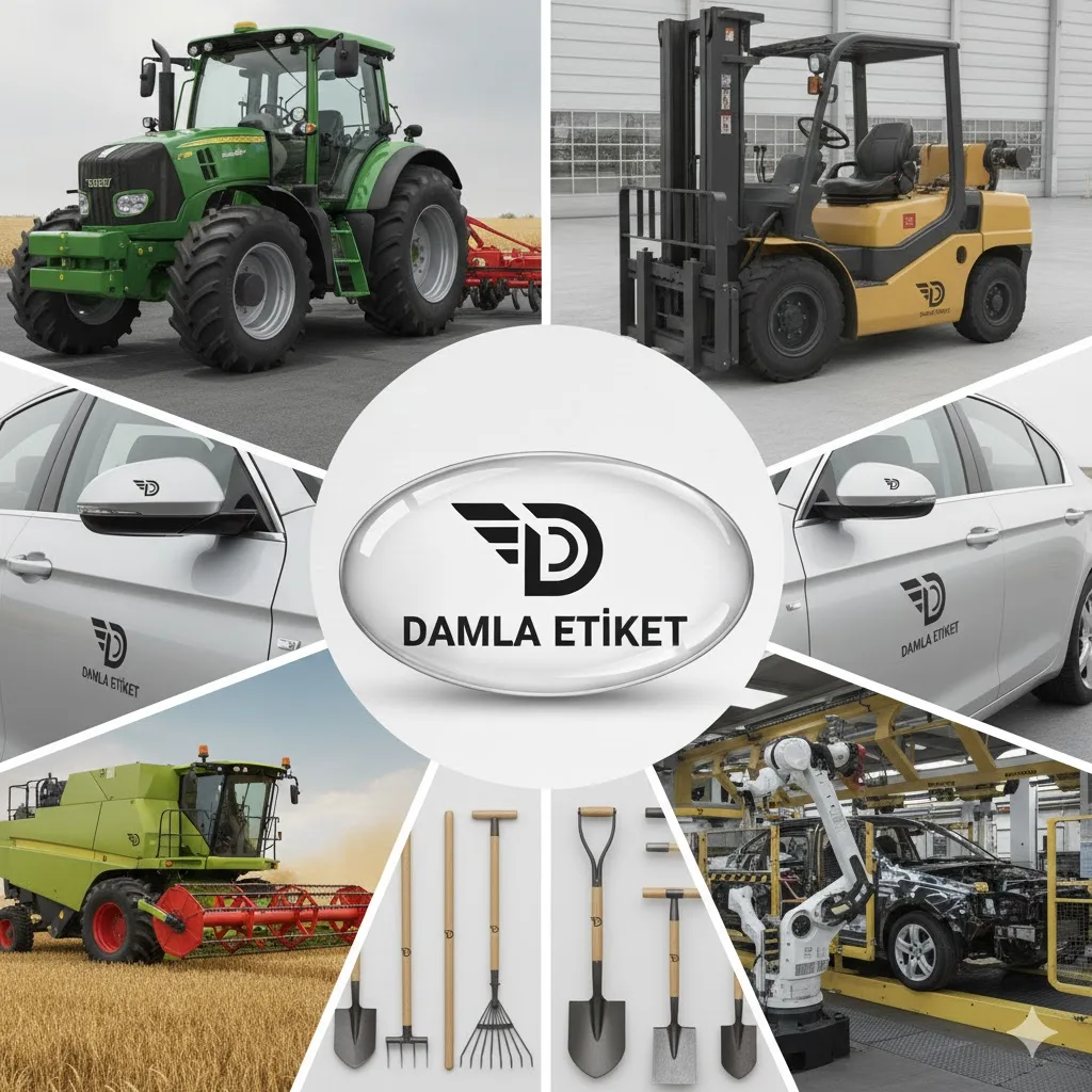 Dijital baskes etiket — eco solvent baskı ve kesim örneği